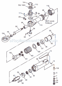 Page A Diagram and Parts List for CP828 T022708 Chicago Pneumatic Ratchet